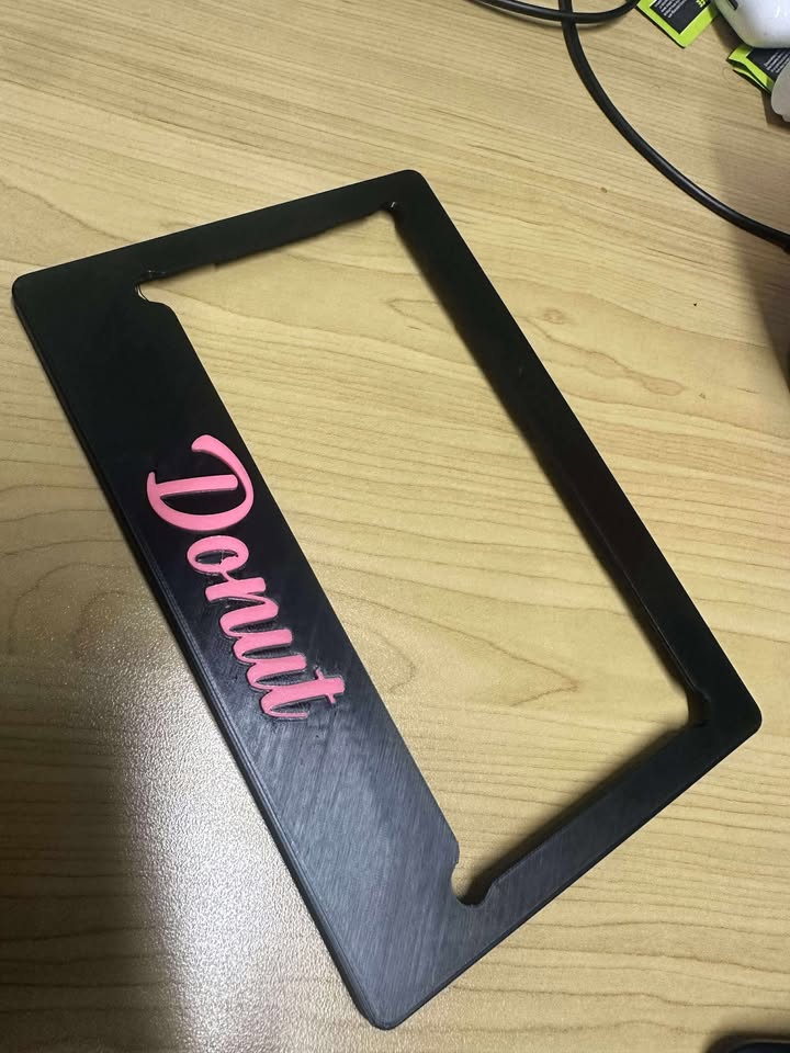 Custom Number Plate Cover