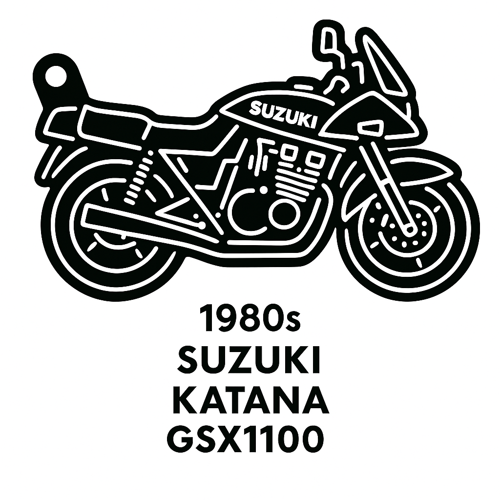 1980s – Suzuki Katana GSX1100 Keychain