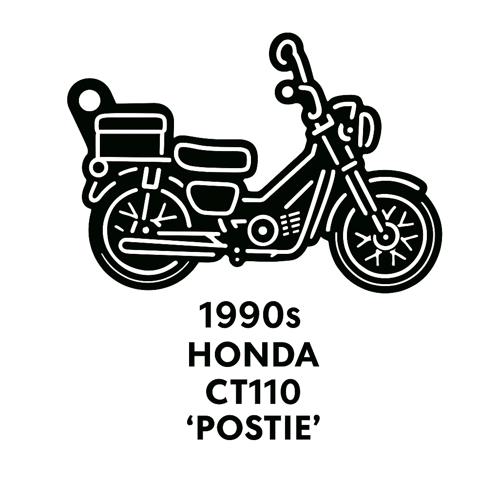 1990s – Honda CT110 “Postie” Keychain