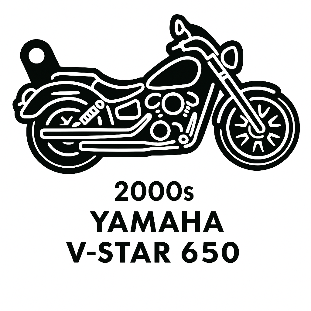 2000s – Yamaha V-Star 650 Keychain