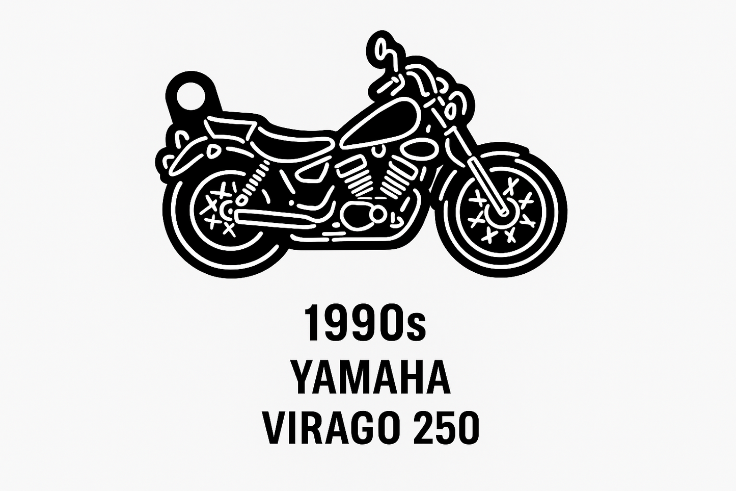 1990s – Yamaha Virago 250 Keychain