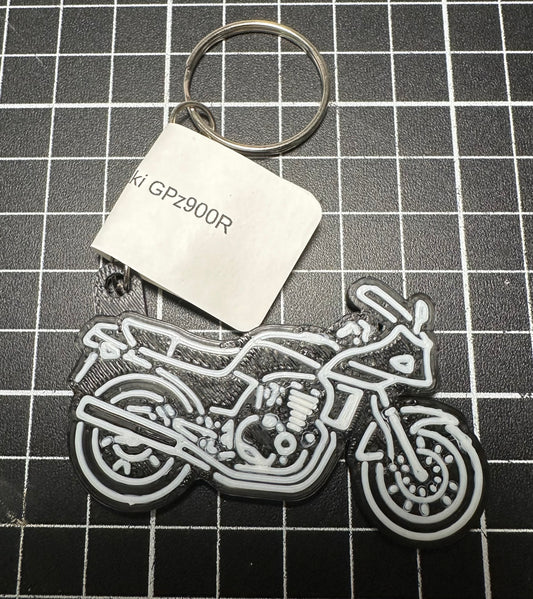 1980s – Kawasaki GPz900R Keychain