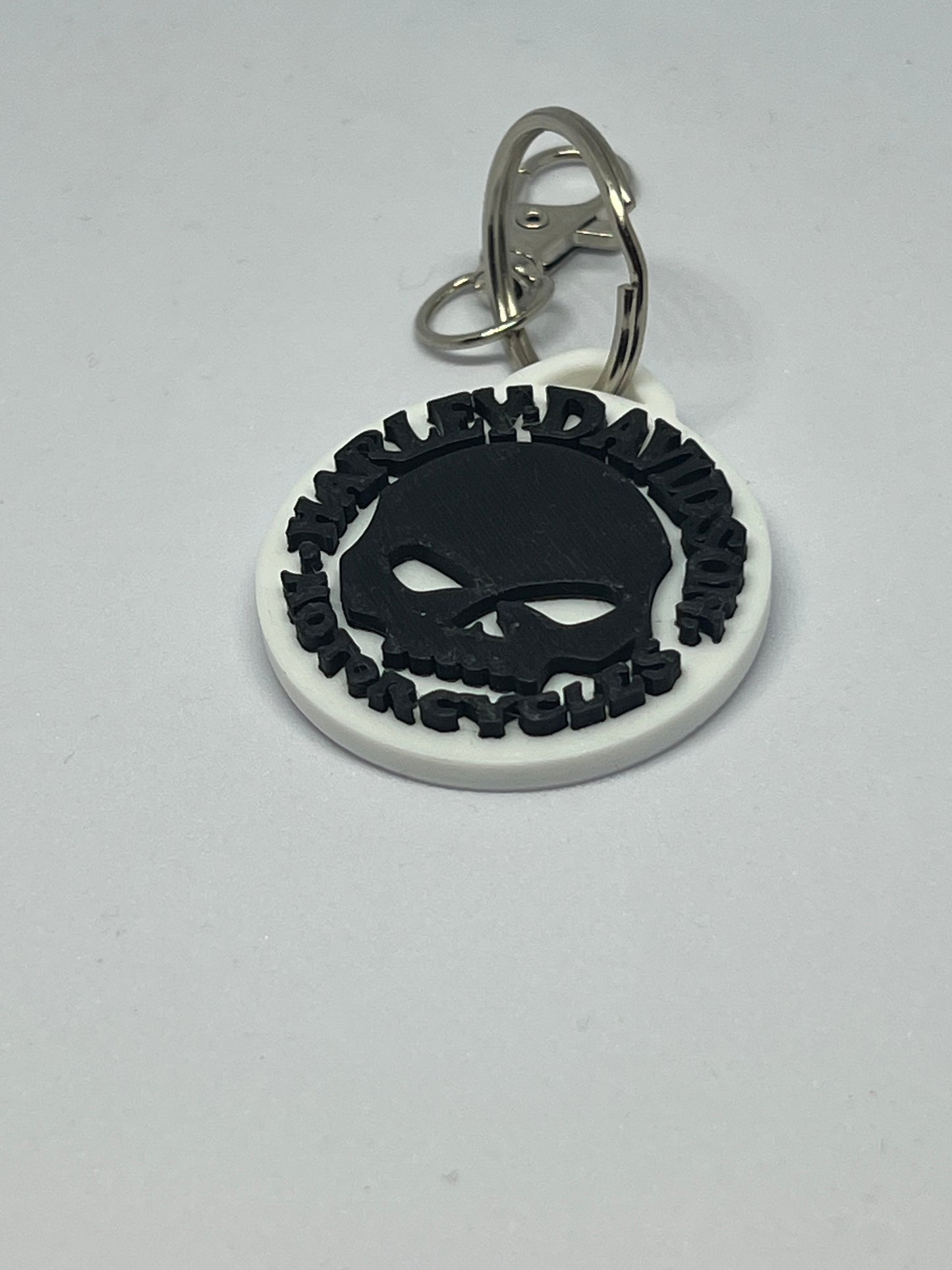 Harley Skull Keychain